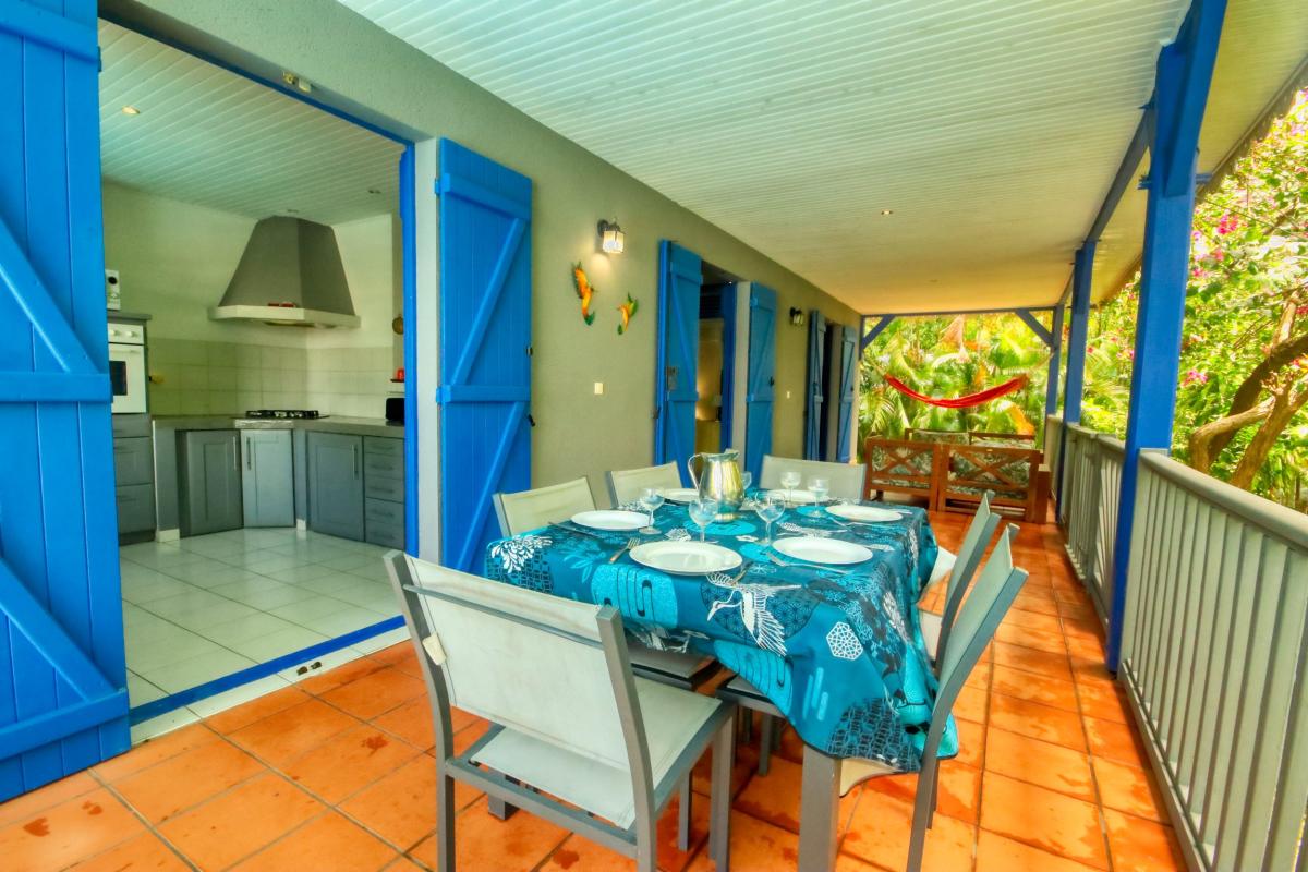 Villa piscine privée Trois Ilets Martinique - Grande terrasse
